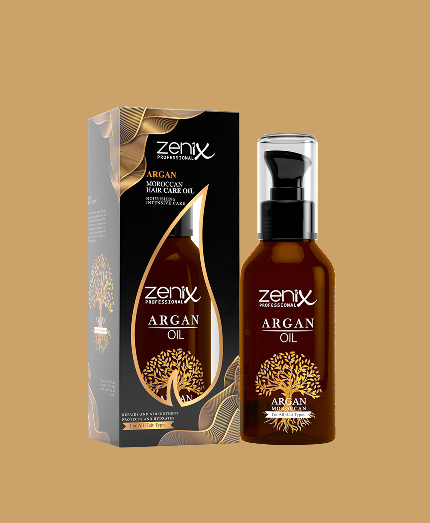 Zenix Ağacı Serisi Argan Keratin Saç Bakım Serumu (100 ml)