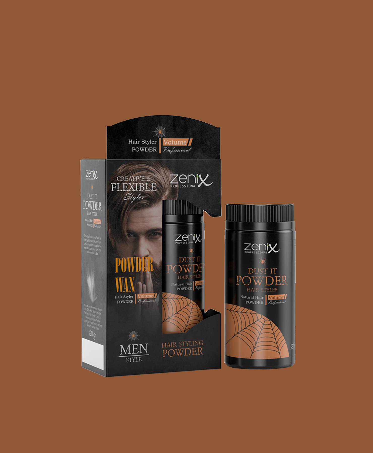 Zenix Men Serisi Saç Şekillendirici Toz Wax Doğal (20 gr)